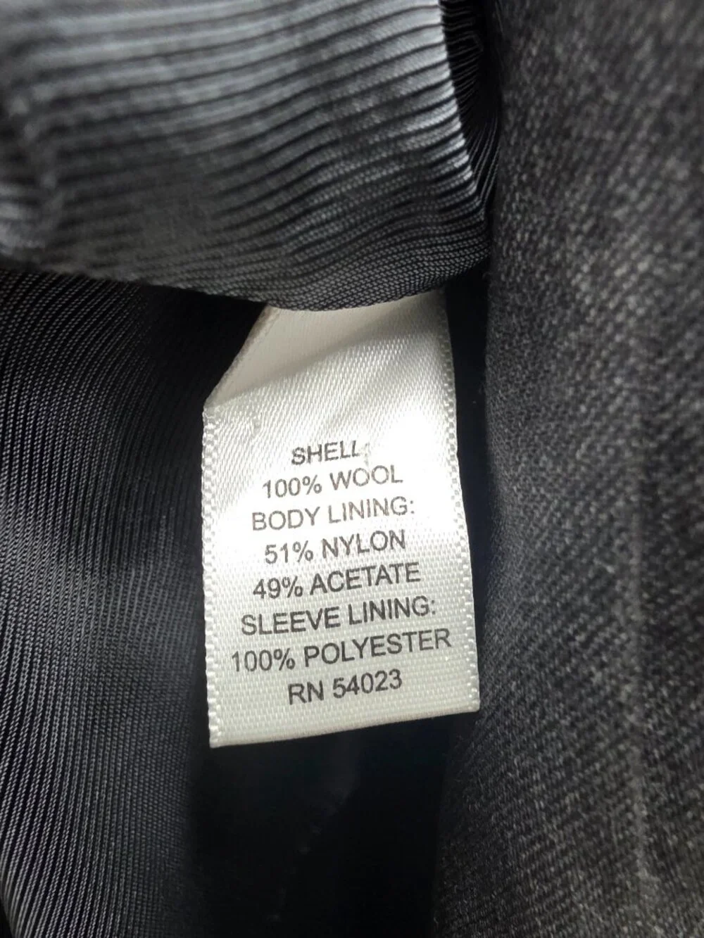 Banana Republic 40R Gray Blazer Sport Coat Jacket 2-Button Solid W535